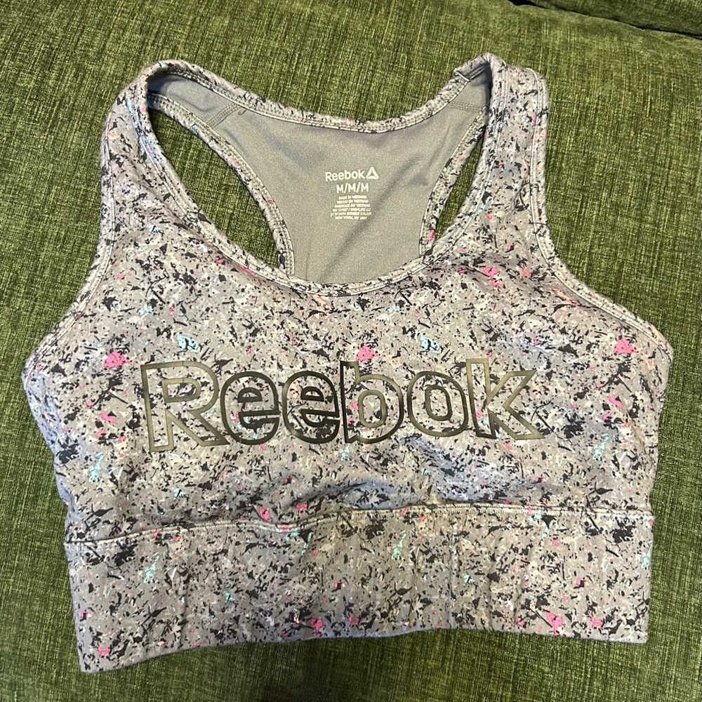 Reebok Women's Gray Sports Top